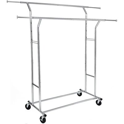 Perchero Songmics HSR12S - Ajustable, Duradero y Cromado Perchero Songmics HSR12S - Ajustable, Duradero y Cromado