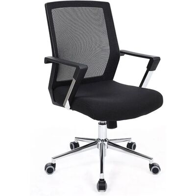 Songmics OBN83B Ergonominen Mesh-Toimistotuoli - Musta - Toimistotuoli Songmics OBN83B Ergonominen Mesh-Toimistotuoli - Musta - Toimistotuoli