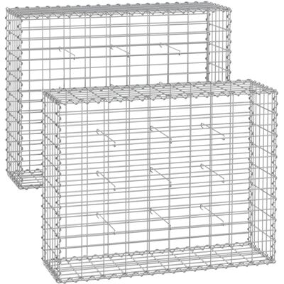 SONGMICS Gabion en Maille d’Acier Galvanisé - Décoration Jardin SONGMICS Gabion en Maille d’Acier Galvanisé - Décoration Jardin