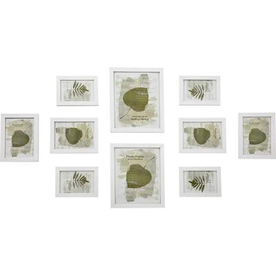 Songmics Weiße Bilderrahmen-Set - 10 Stück, 20x25, 13x18, 10x15 cm Songmics Weiße Bilderrahmen-Set - 10 Stück, 20x25, 13x18, 10x15 cm