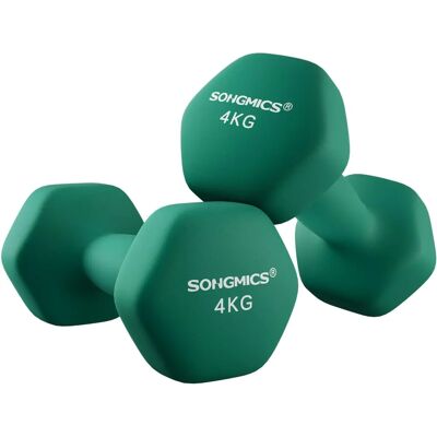 Ensemble de haltères Songmics 2x4kg - Ensemble de haltères - Publicité Ensemble de haltères Songmics 2x4kg - Ensemble de haltères - Publicité