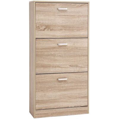 Vasagle LBC03NL Beige Shoe Cabinet - Shoe Storage - 3 Doors Vasagle LBC03NL Beige Shoe Cabinet - Shoe Storage - 3 Doors