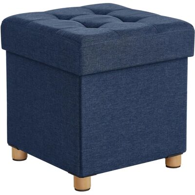 SONGMICS Stauraum- ottoman, Klappbarer gepolsterter Sitz, Holzmöbel SONGMICS Stauraum- ottoman, Klappbarer gepolsterter Sitz, Holzmöbel