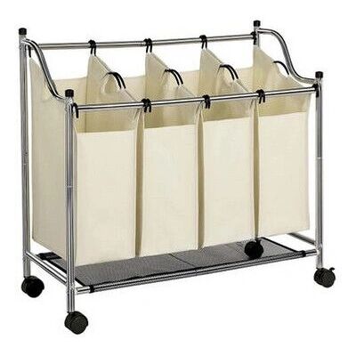 Songmics LSF005S Wäschekorb - Beige - 140L Große Kapazität Songmics LSF005S Wäschekorb - Beige - 140L Große Kapazität