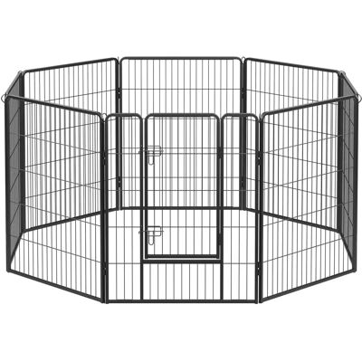 Feandrea Katzenspielplatz - 8 Paneele, Schwarz, Vielseitige Barriere Feandrea Katzenspielplatz - 8 Paneele, Schwarz, Vielseitige Barriere