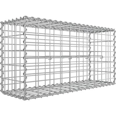 Cage à gabions en acier galvanisé SONGMICS 100x50x30cm Cage à gabions en acier galvanisé SONGMICS 100x50x30cm