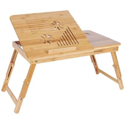 Songmics Bambus Laptopständer - Verstellbarer Bett Tisch Songmics Bambus Laptopständer - Verstellbarer Bett Tisch