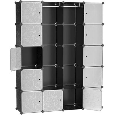 Armario con 2 barras para ropa SONGMICS - Armario - Negro Armario con 2 barras para ropa SONGMICS - Armario - Negro