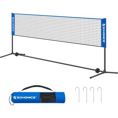 SONGMICS 4m Niebieska siatka do badmintona i tenisa - Badminton i tenis SONGMICS 4m Niebieska siatka do badmintona i tenisa - Badminton i tenis