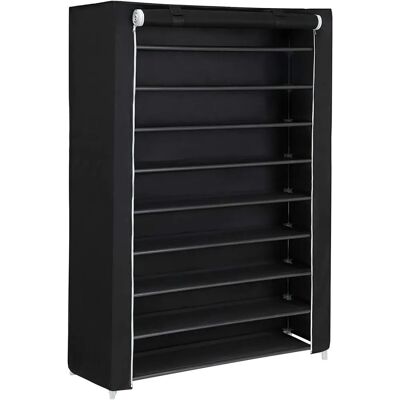 Songmics 10-stöckiger Schuhschrank - Für bis zu 54 Paar Schuhe - Freistehende Aufbewahrung Songmics 10-stöckiger Schuhschrank - Für bis zu 54 Paar Schuhe - Freistehende Aufbewahrung