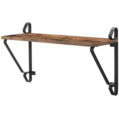 Vasagle LCR01BX Mensole da Parete Rustiche Nero MDF Acciaio - Mensole da Parete Vasagle LCR01BX Mensole da Parete Rustiche Nero MDF Acciaio - Mensole da Parete