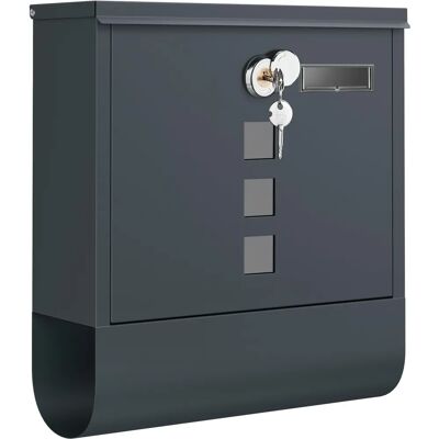 SONGMICS Wand-Briefkasten mit Zeitungsfach - Post Typ SONGMICS Wand-Briefkasten mit Zeitungsfach - Post Typ