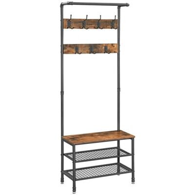 VASAGLE - HSR37BX - Schwarz - 7 Haken - Garderobe VASAGLE - HSR37BX - Schwarz - 7 Haken - Garderobe