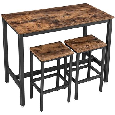 Vasagle LBT15X Rustik Bar Tische Set - Küchen Esszimmer Möbel Vasagle LBT15X Rustik Bar Tische Set - Küchen Esszimmer Möbel