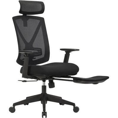 Chaise de bureau ergonomique Songmics avec repose-pieds - Chaise de bureau Chaise de bureau ergonomique Songmics avec repose-pieds - Chaise de bureau