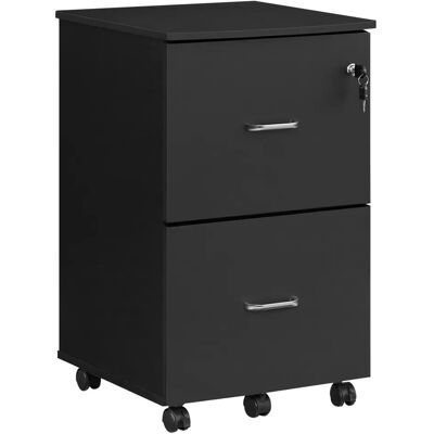 VASAGLE Armoire à Fichiers Noire - Armoire de Bureau - Rangement de Bureau - Publicité VASAGLE Armoire à Fichiers Noire - Armoire de Bureau - Rangement de Bureau - Publicité