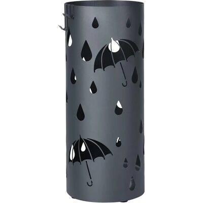 Songmics Anthrazit Metall Regenschirmständer - Modernes Regenmotiv Songmics Anthrazit Metall Regenschirmständer - Modernes Regenmotiv
