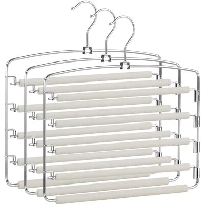 SONGMICS Grey Multi-Bar Pants Hangers - Pants Type SONGMICS Grey Multi-Bar Pants Hangers - Pants Type
