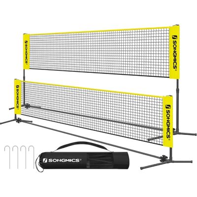 Rede de Badminton e Ténis de 5m - Ajustável em altura, Com bolsa Rede de Badminton e Ténis de 5m - Ajustável em altura, Com bolsa