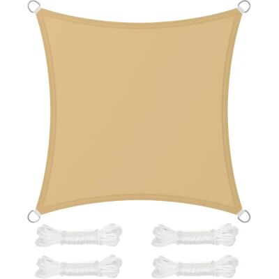 SONGMICS Sonnensegel 3 x 4 m Wasserdicht Polyester - Sonnensegel SONGMICS Sonnensegel 3 x 4 m Wasserdicht Polyester - Sonnensegel