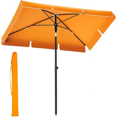Pricenet Balkonparasol UPF 50+ rechteckig 2x1,25m Pricenet Balkonparasol UPF 50+ rechteckig 2x1,25m