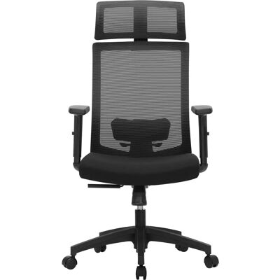 Chaise de bureau ergonomique Pricenet avec support lombaire et tête réglables - Chaise de bureau - Publicité Chaise de bureau ergonomique Pricenet avec support lombaire et tête réglables - Chaise de bureau - Publicité