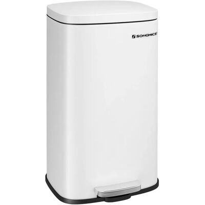 Songmics Weiße Küchenmülleimer 30L - Mülleimer Songmics Weiße Küchenmülleimer 30L - Mülleimer