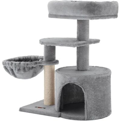 FEANDREA Mini Casa per Gatti - Albero Multi-Livello per Gatti Piccoli FEANDREA Mini Casa per Gatti - Albero Multi-Livello per Gatti Piccoli