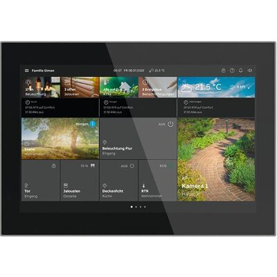 Busch-Jaeger SmartTouch 10 schwarz/Stahl - Home Automation Touch Panel Busch-Jaeger SmartTouch 10 schwarz/Stahl - Home Automation Touch Panel