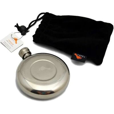 TOAKS 150ml Titan-Weinflasche - Outdoor Camping Silber TOAKS 150ml Titan-Weinflasche - Outdoor Camping Silber