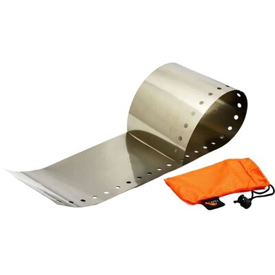 TOAKS Ecran de Ventilation Léger en Titanium - Pour Camping - Orange - WSC-01 - Publicité TOAKS Ecran de Ventilation Léger en Titanium - Pour Camping - Orange - WSC-01 - Publicité