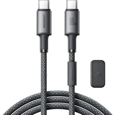 Joyroom S-A50 Série Illimitée 60W Câble Usb-C - Organisateur Magnétique 1,2M - Gris Joyroom S-A50 Série Illimitée 60W Câble Usb-C - Organisateur Magnétique 1,2M - Gris