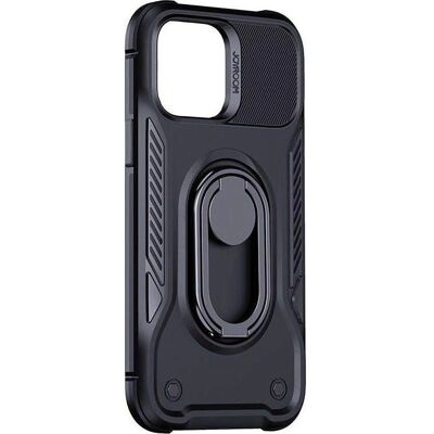 Joyroom iPhone 14 Hülle mit Stand - Schwarz, Doppelhals, Schutz Joyroom iPhone 14 Hülle mit Stand - Schwarz, Doppelhals, Schutz