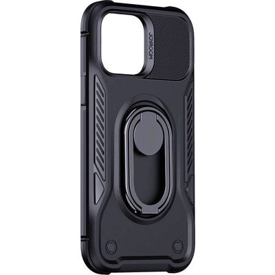 Custodia Joyroom Doppia Cerniera iPhone 14 Pro Max con Supporto e Anello - Nero Custodia Joyroom Doppia Cerniera iPhone 14 Pro Max con Supporto e Anello - Nero