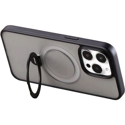 Joyroom JR-BP004 Magnetische Handyhülle für iPhone 15 Pro Max - Schutz, Ständer, Schnellladen Joyroom JR-BP004 Magnetische Handyhülle für iPhone 15 Pro Max - Schutz, Ständer, Schnellladen