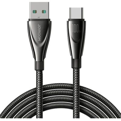 Joyroom Pioneer Series USB-kaapeli - Musta - 100W Joyroom Pioneer Series USB-kaapeli - Musta - 100W