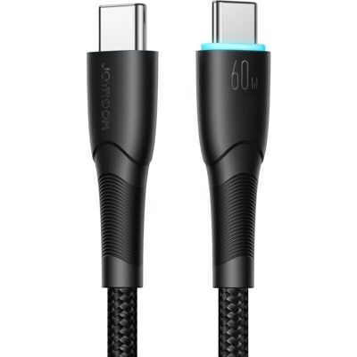 Fekete 1m USB-C kábel Joyroom - Gyors töltés & Adatátvitel Fekete 1m USB-C kábel Joyroom - Gyors töltés & Adatátvitel