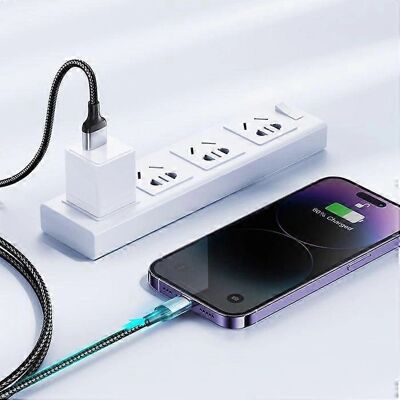 Joyroom S-UL012A10 USB Lightning-Kabel 1,2m - Schwarz - Unterstützt 2,4A Joyroom S-UL012A10 USB Lightning-Kabel 1,2m - Schwarz - Unterstützt 2,4A