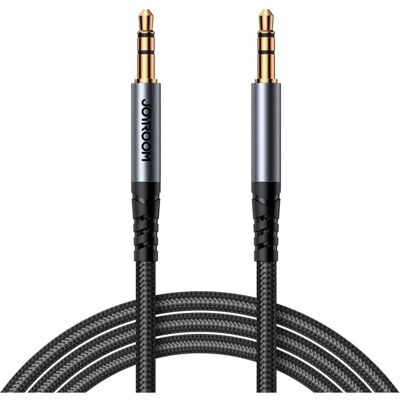Joyroom stereo audiokabel AUX 3,5 mm mini jack 1,2 m svart - Kabel Joyroom stereo audiokabel AUX 3,5 mm mini jack 1,2 m svart - Kabel