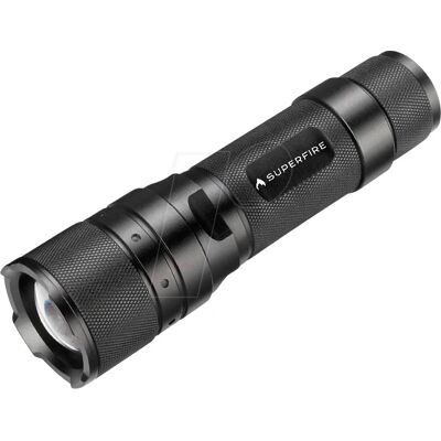 Superfire F3-L2 LED Zasilacz - 570 lm, Zoom, 5 Trybów Superfire F3-L2 LED Zasilacz - 570 lm, Zoom, 5 Trybów