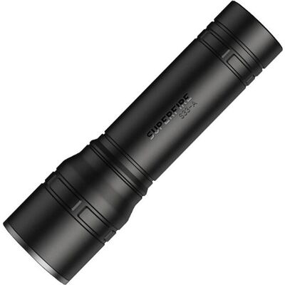 Superfire S33-A LED Taschenlampe - 4 Modi, 3W, Schwarz Superfire S33-A LED Taschenlampe - 4 Modi, 3W, Schwarz