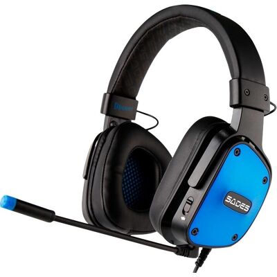 Sades - Dpower SA-722 - Blau - Kabelgebunden - Headset Sades - Dpower SA-722 - Blau - Kabelgebunden - Headset