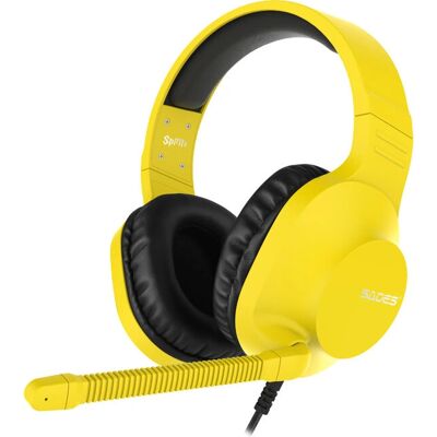 Sades Spirits SA-721 Gaming-Headset - Kabelgebunden, Gelb, 50mm Lautsprecher Sades Spirits SA-721 Gaming-Headset - Kabelgebunden, Gelb, 50mm Lautsprecher