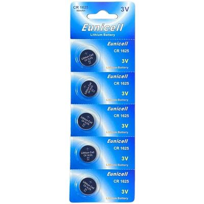 Eunicell CR1625 Lot de 5 - Pile bouton - Publicité Eunicell CR1625 Lot de 5 - Pile bouton - Publicité