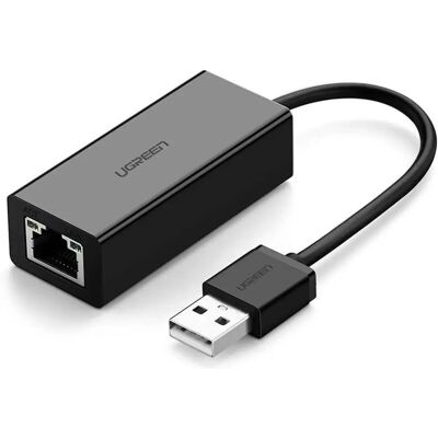 Ugreen Ethernet Adapter - USB 2.0 zu RJ45 - Schwarz Ugreen Ethernet Adapter - USB 2.0 zu RJ45 - Schwarz