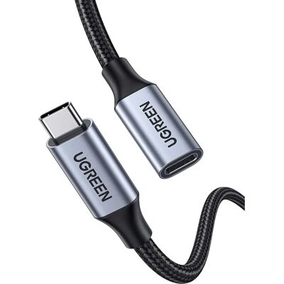 Ugreen USB-C Pituusjohto - 1m, Musta Ugreen USB-C Pituusjohto - 1m, Musta