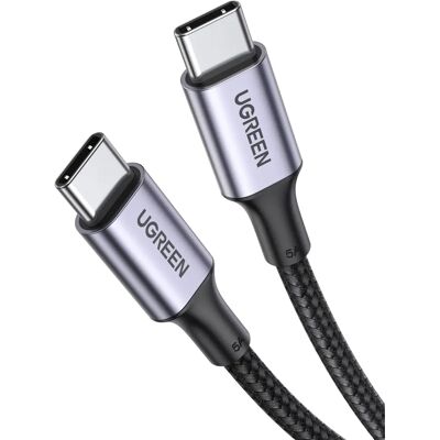 Ugreen USB C auf USB C Kabel 100W 2m - Schwarz Ugreen USB C auf USB C Kabel 100W 2m - Schwarz