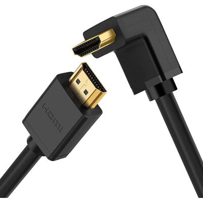 Ugreen Kompaktes 90° HDMI-Kabel - 4K 2m - Schwarz - HDMI Kabel Ugreen Kompaktes 90° HDMI-Kabel - 4K 2m - Schwarz - HDMI Kabel