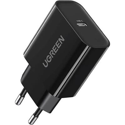 Caricatore Dispositivo Mobile Ugreen 10191 - Ricarica Veloce 20W, Nero Caricatore Dispositivo Mobile Ugreen 10191 - Ricarica Veloce 20W, Nero