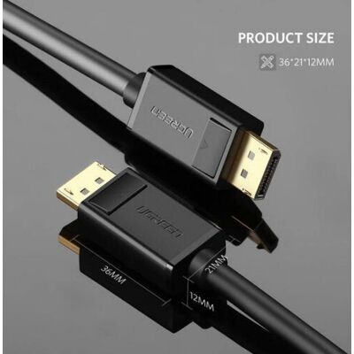 Câble DisplayPort Ugreen 10211 - 1m Noir - Publicité Câble DisplayPort Ugreen 10211 - 1m Noir - Publicité
